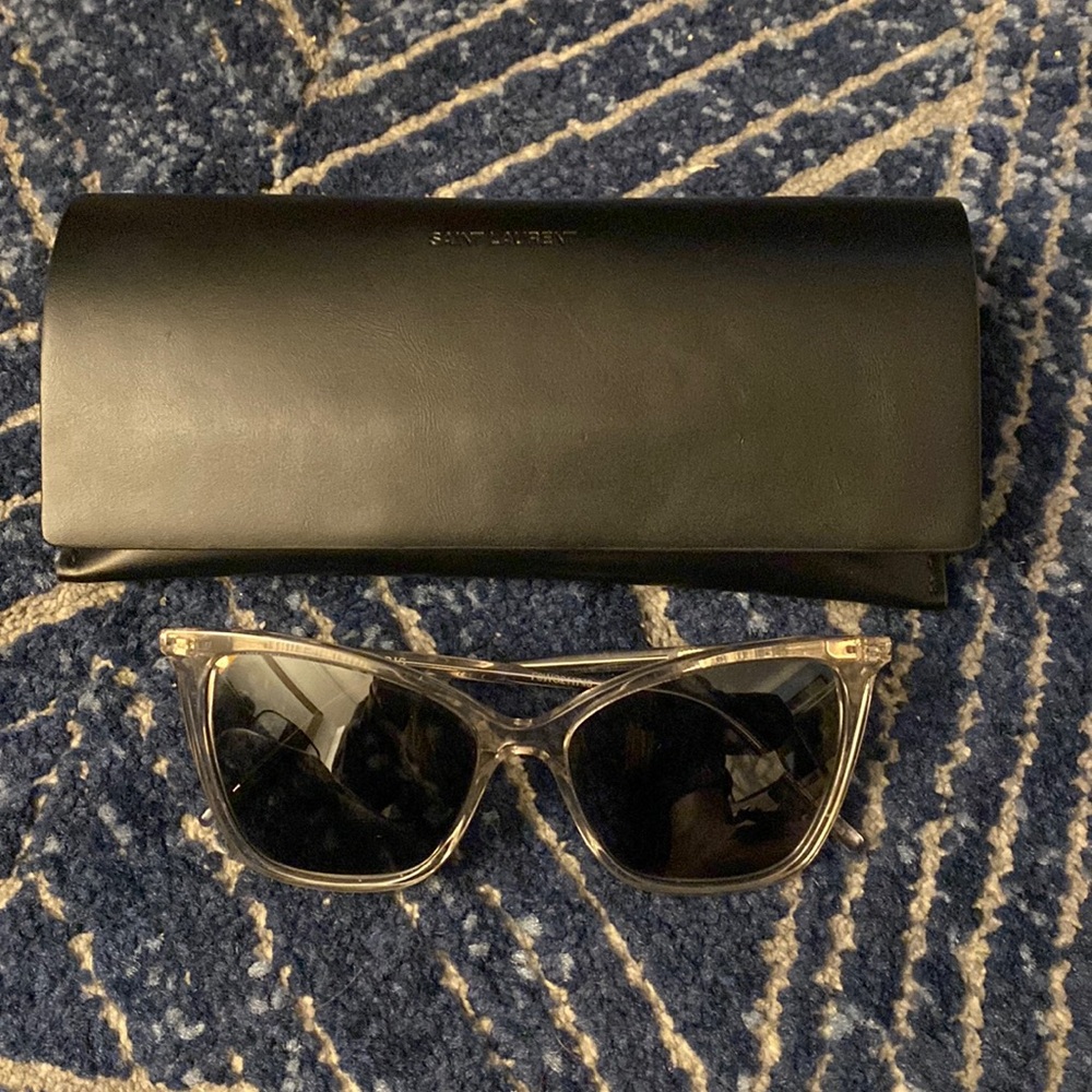 Saint Laurent 384 003 Cat Eye Sunglasses